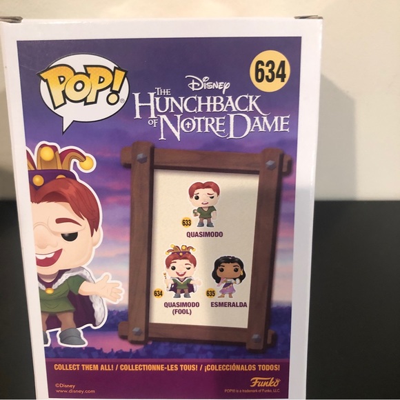 Pop Disney Hunchback of Notre Dame " Quasimodo (the Fool)" 634 New NIB - Picture 2 of 8